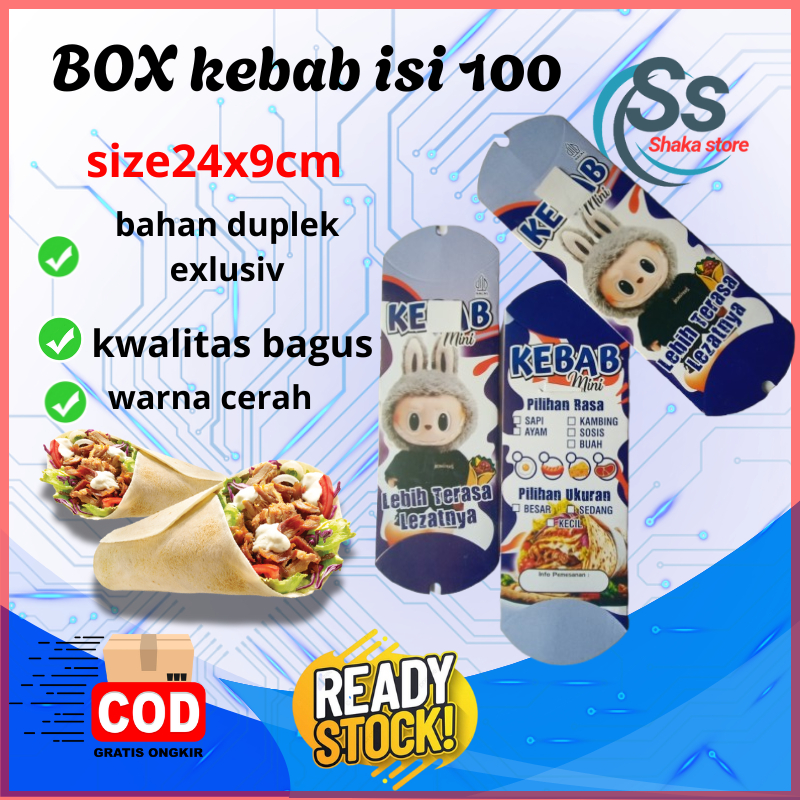 

Kemasan Kebab Duplek 24x9 cm Outlet Makanan Kertas Bungkus Kebab Panjang 24x9 cm Bungkus Kebab Ukuran 24x9 cm Warna Natural