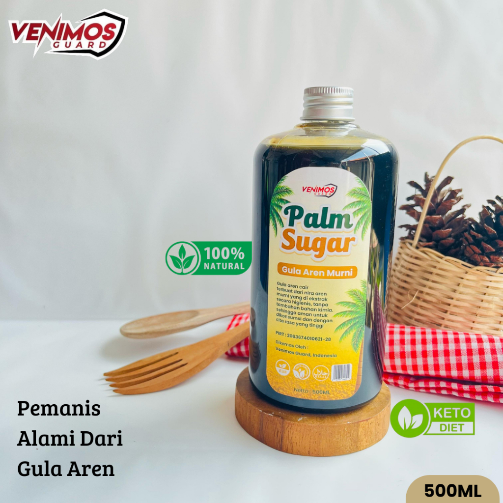 

VENIMOS Liquid Palm Sugar / Gula Aren Cair Premium 500ml / Gula Aren Merah Asli
