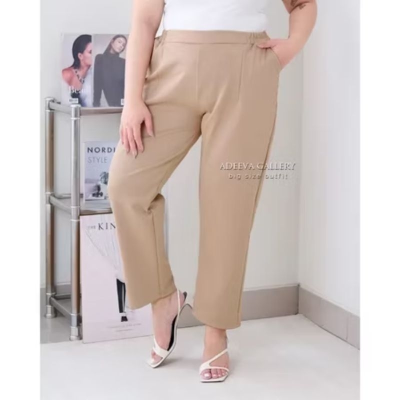 Cassandra  pants celana scuba jumbo celana scuba premium