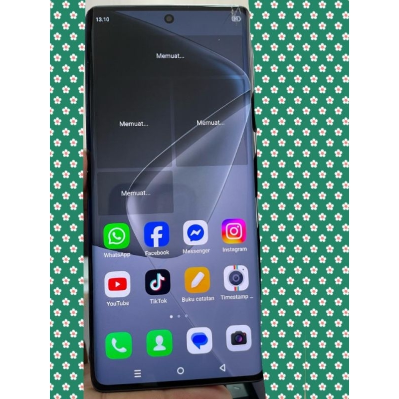 LCD Set frame infinix hot 50 pro+ minus (X6880)