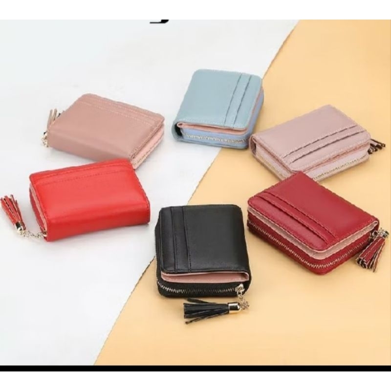 Dompet wanita simpel elagan/dompet lipat viral/dompet viral