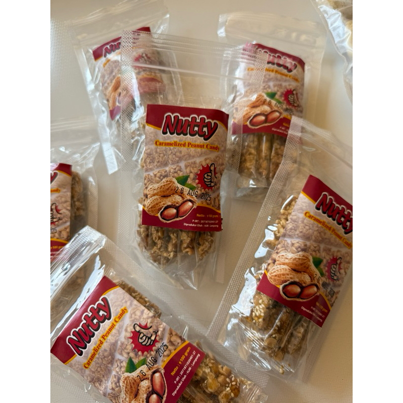 

NUTTY Caramel Peanut Candy (Permen TengTeng)