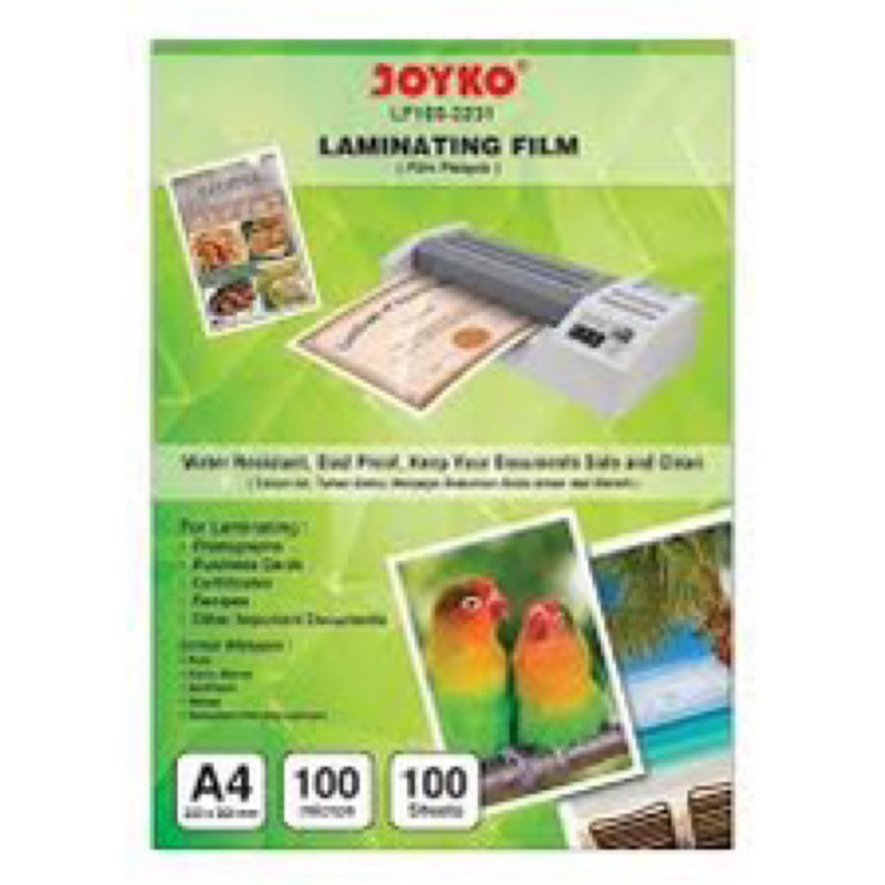 

Laminating Film / Plastik Laminating / Plastik Press joyko