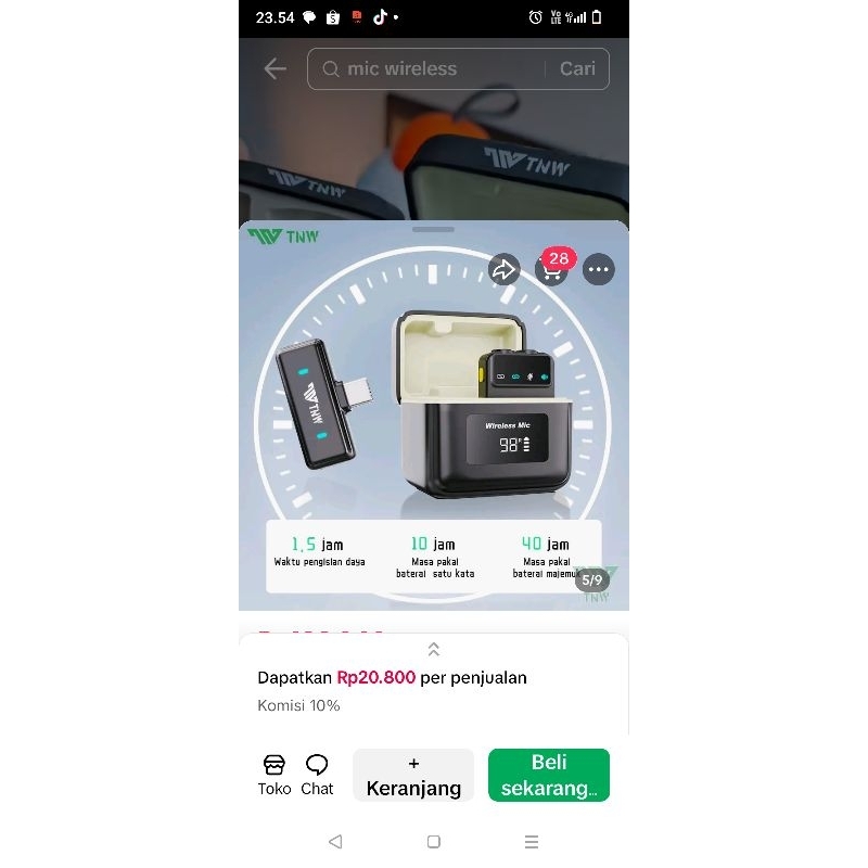 tnw a28 produ termurah 100 ribu