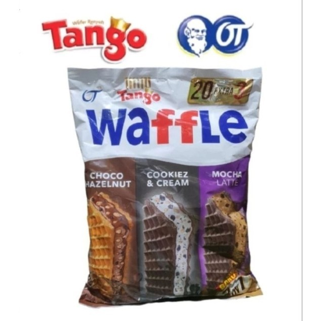 

Tango Waffle choco hazelnut Assorted BAG 220 gram kemasan BESAR