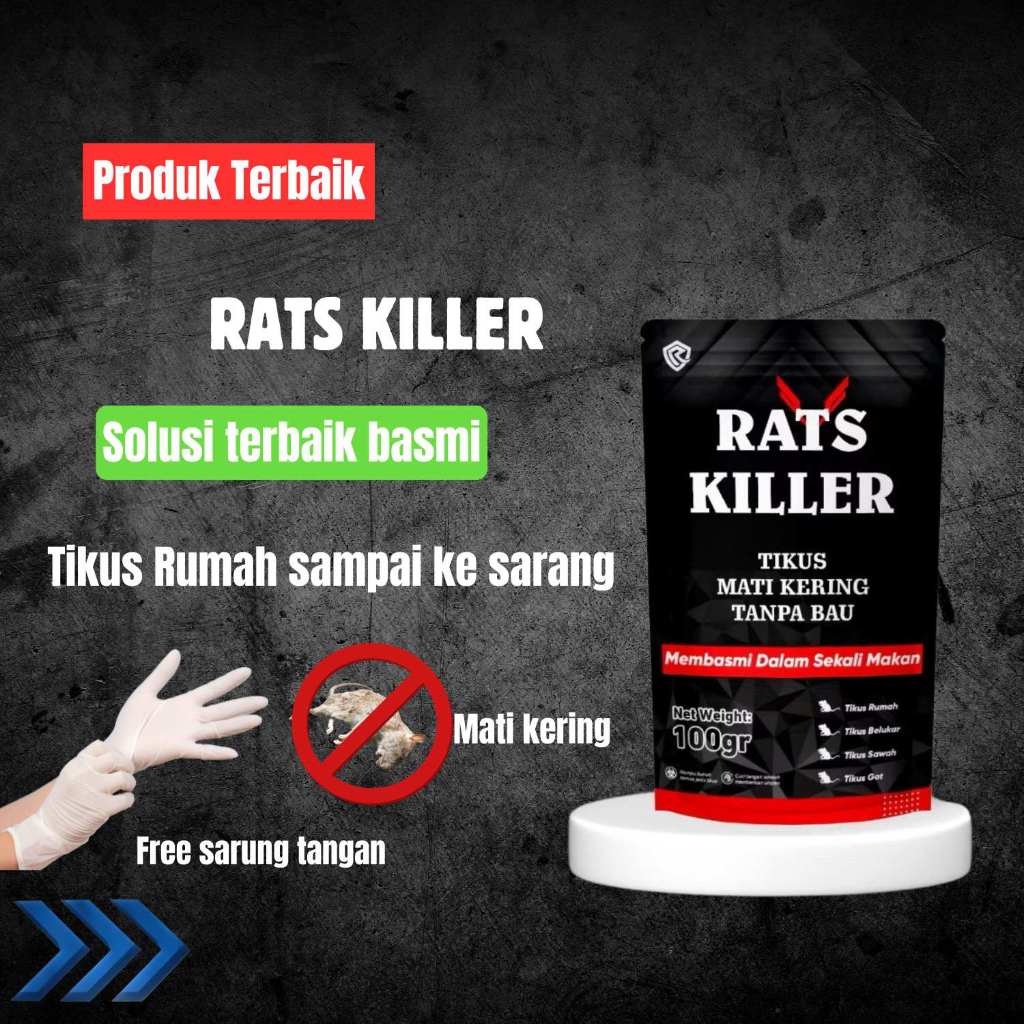 pembasmi Tikus Racun tikus got Rumah paling ampuh original dimakan tikus, umpan tikus terampuh