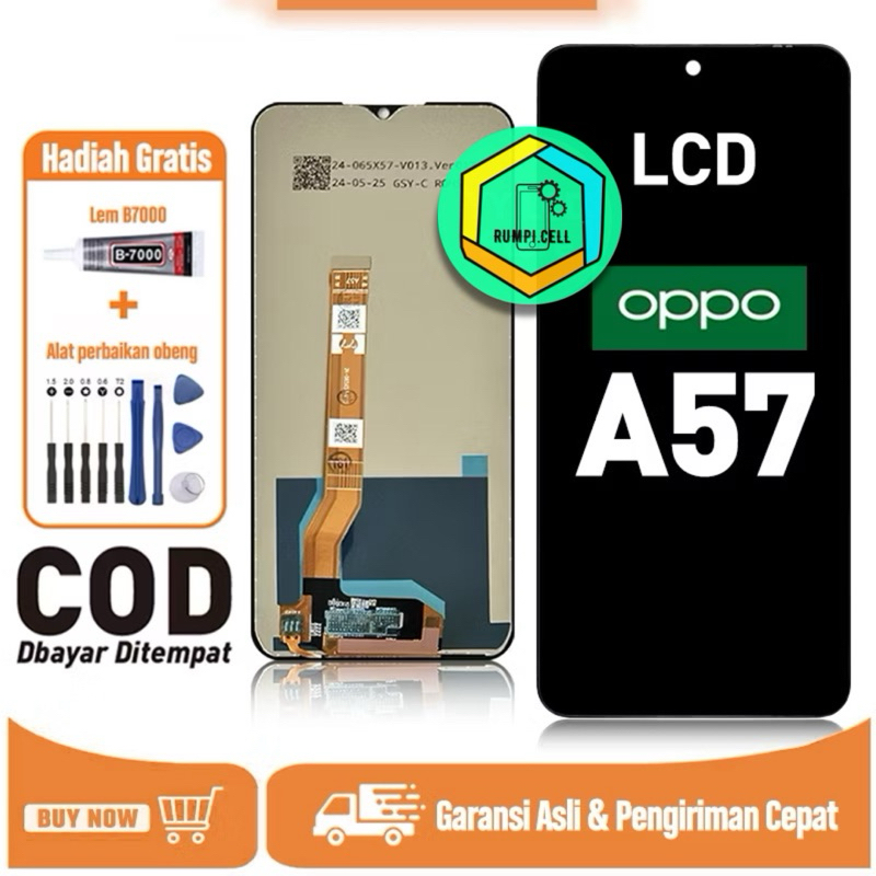 LCD OPPO A57 Original 100% Fullset Touchscreen Ori Asli Murah For Glass Touch Screen Digitizer COD