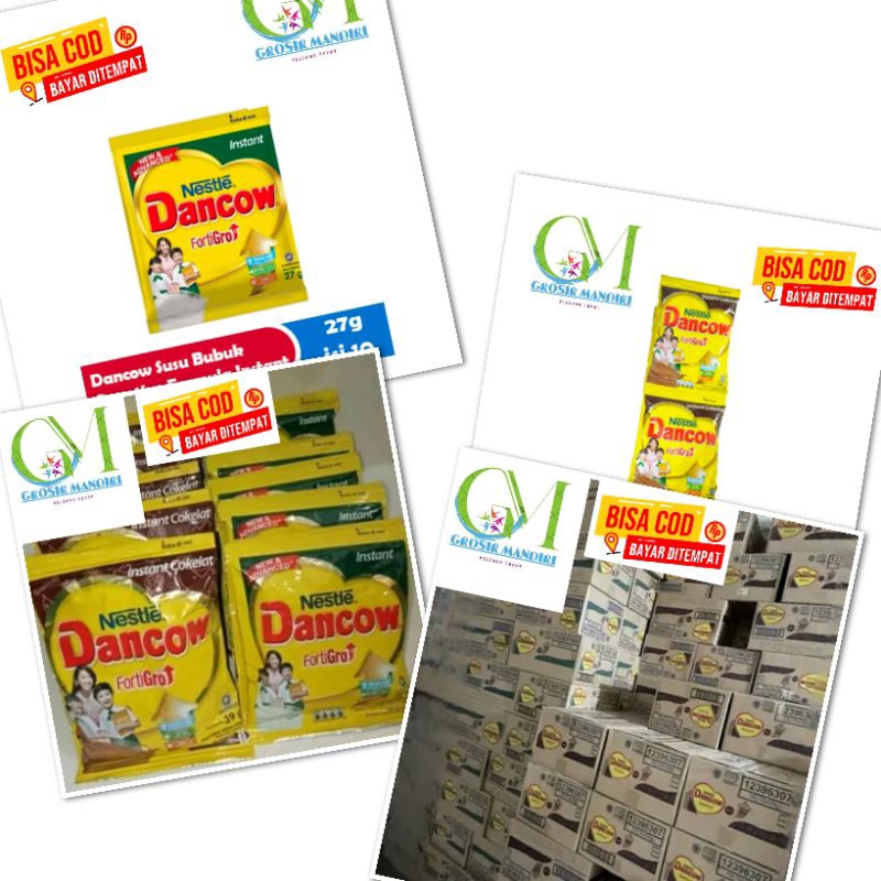 

DANCOW Susu Bubuk Renceng 27g – Original & CoklatIsi 1 Renceng = 10 Sachet x 27g