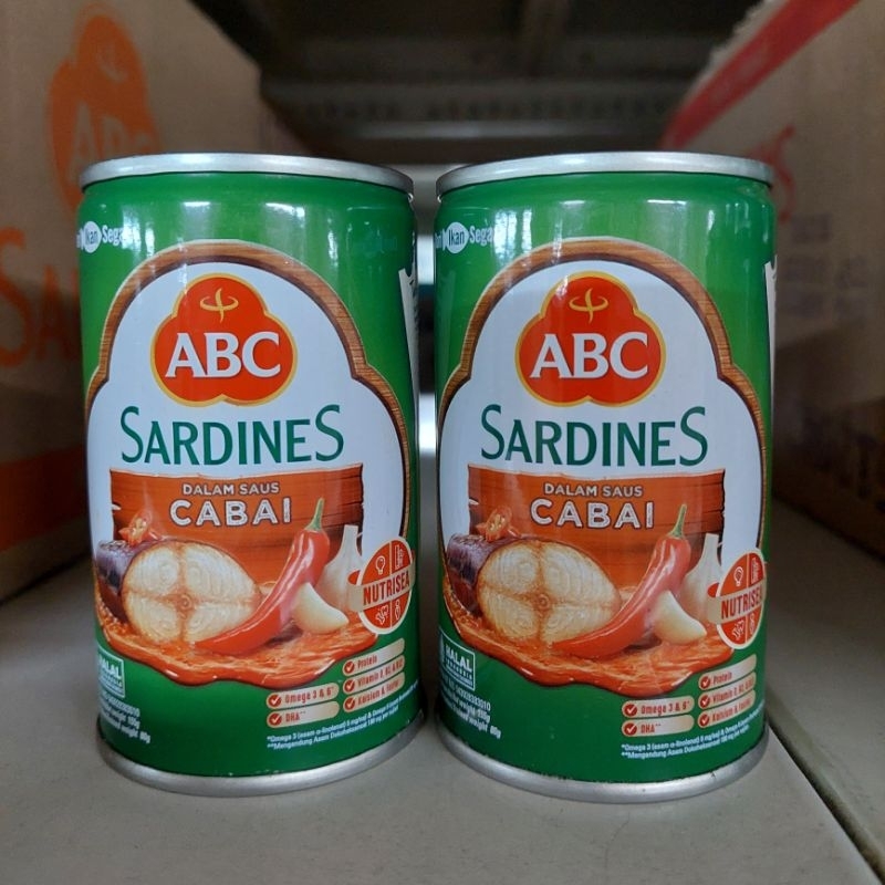 

SARDINES ABC SAUS CABAI 155 GR
