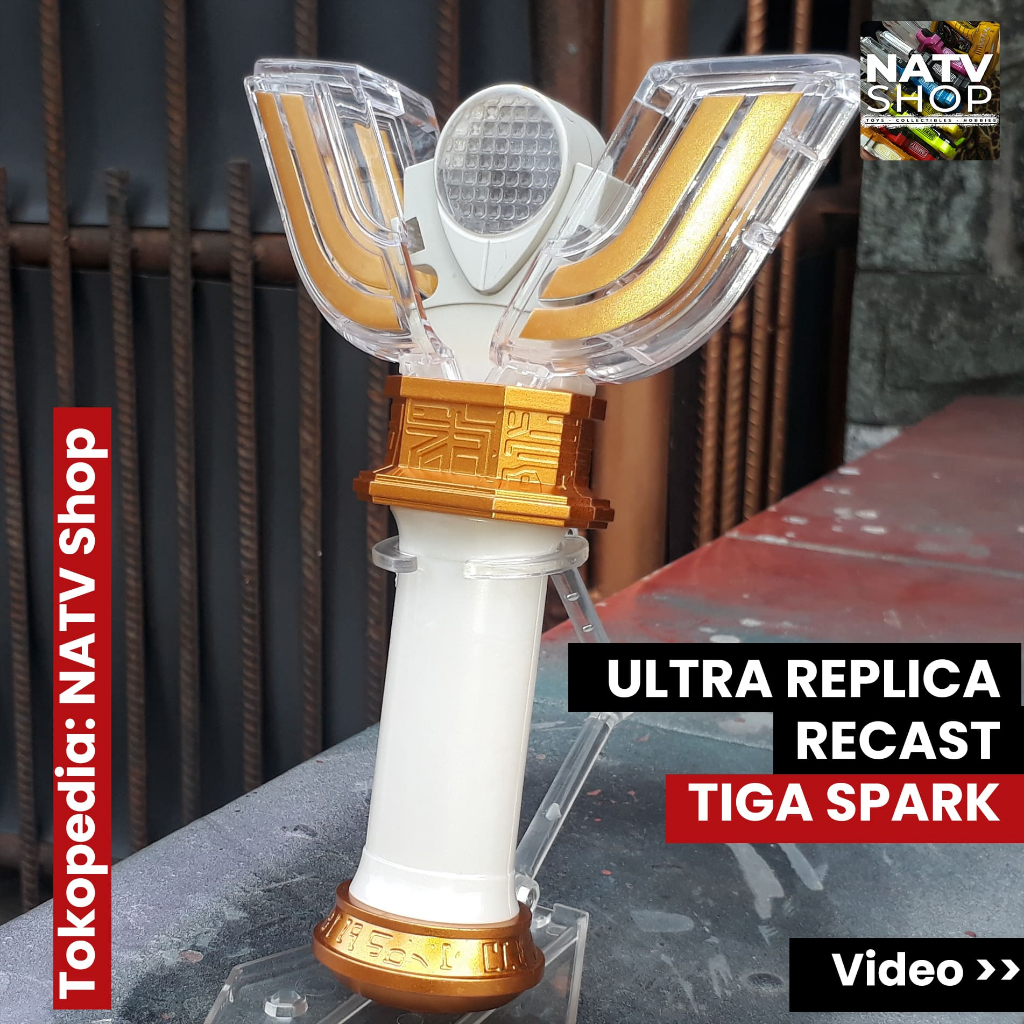 REPLICA DX Ultraman Tiga Spark Lens RECAST / Bootleg Ultraman changer