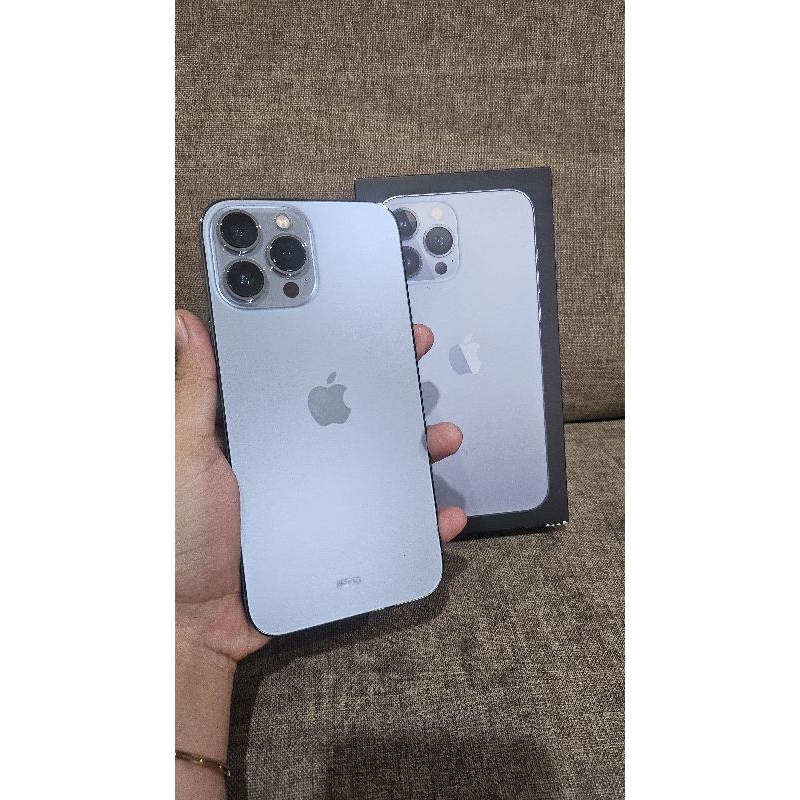 Iphone 13 Pro Max, 256 Gb, Ibox, bh 88%, garansi Ibox habis, seken, biru