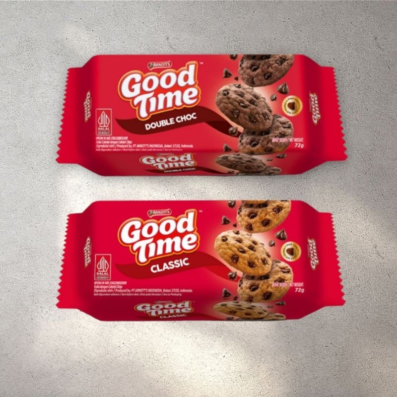 

Good Time Cookies Double Cokelat/ Classic72 g