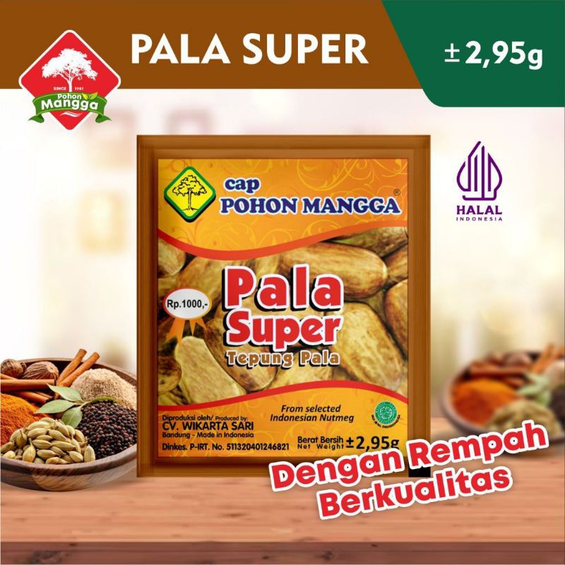 

[Cap Pohon Mangga] Bubuk Instan Pala Super Isi 9 Sachet