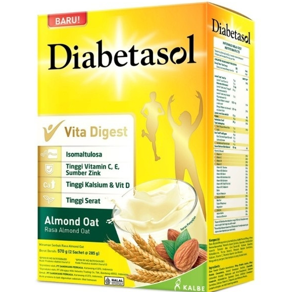 

Diabetasol Almond Oat 570 Gr Box 570Gr