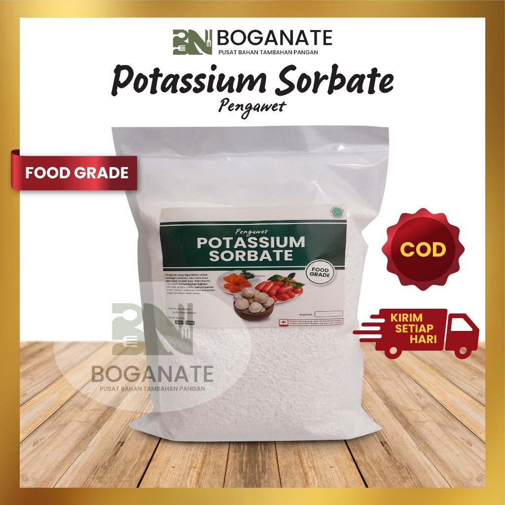 

Potassium Sorbate 1kg Granule / Pengawet Bakso, Sosis, Nugget dll