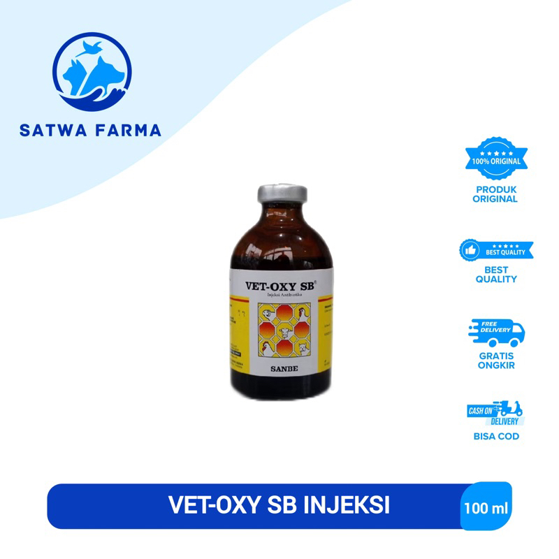 VET OXY SB Inj Obat Anti Infeksi Bakteri Hewan