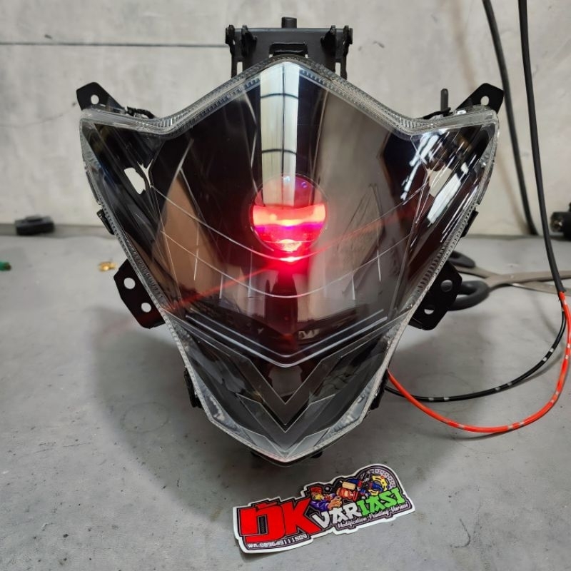 HEADLAMP REFLEKTOR SATRIA FU FACELIFT CUSTOM LAMPU H4