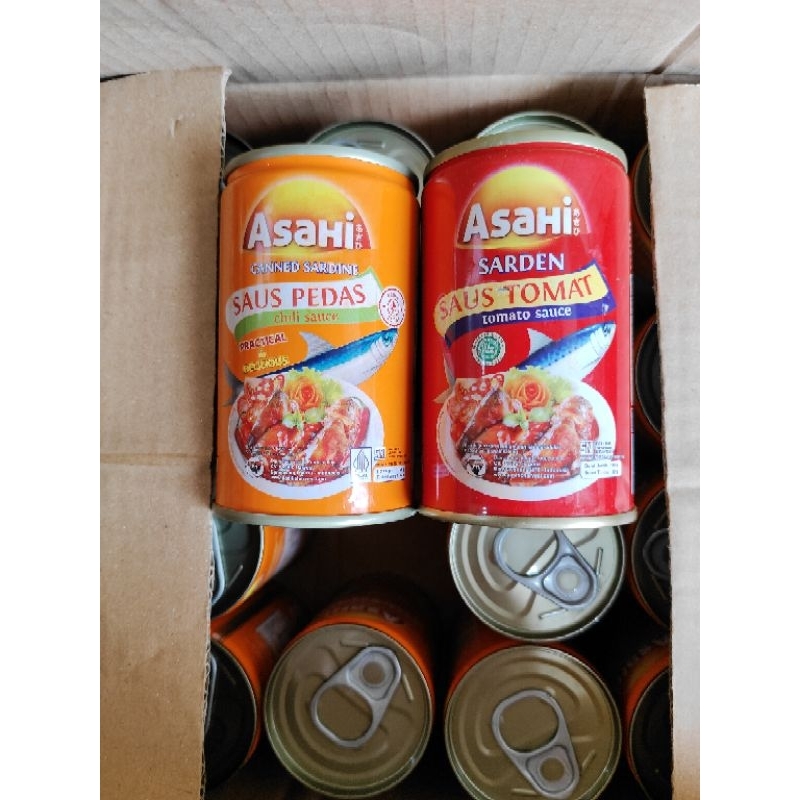

SARDEN ASAHI 155 GRAM ( 1 KALENG ) TOMAT/SAUS PEDAS