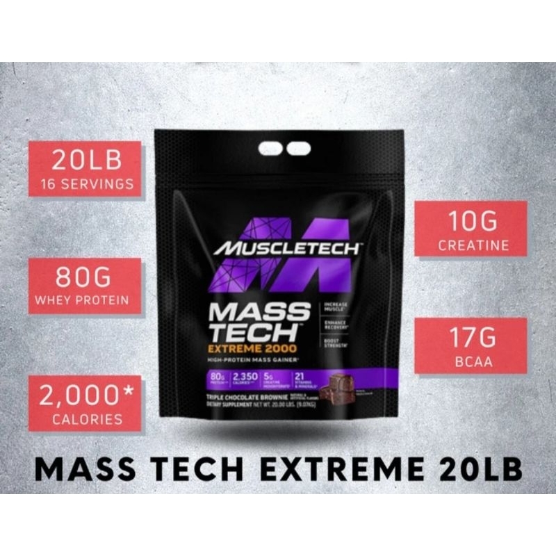 Muscletech masstech 22lbs extreme 2000