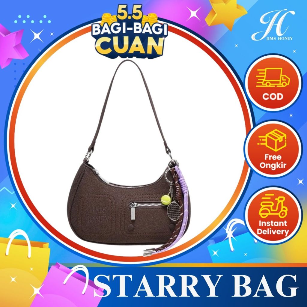JIMS HONEY STARRY BAG Tas Selempang Wanita Hobo Cewek Stylish Trendy Elegan