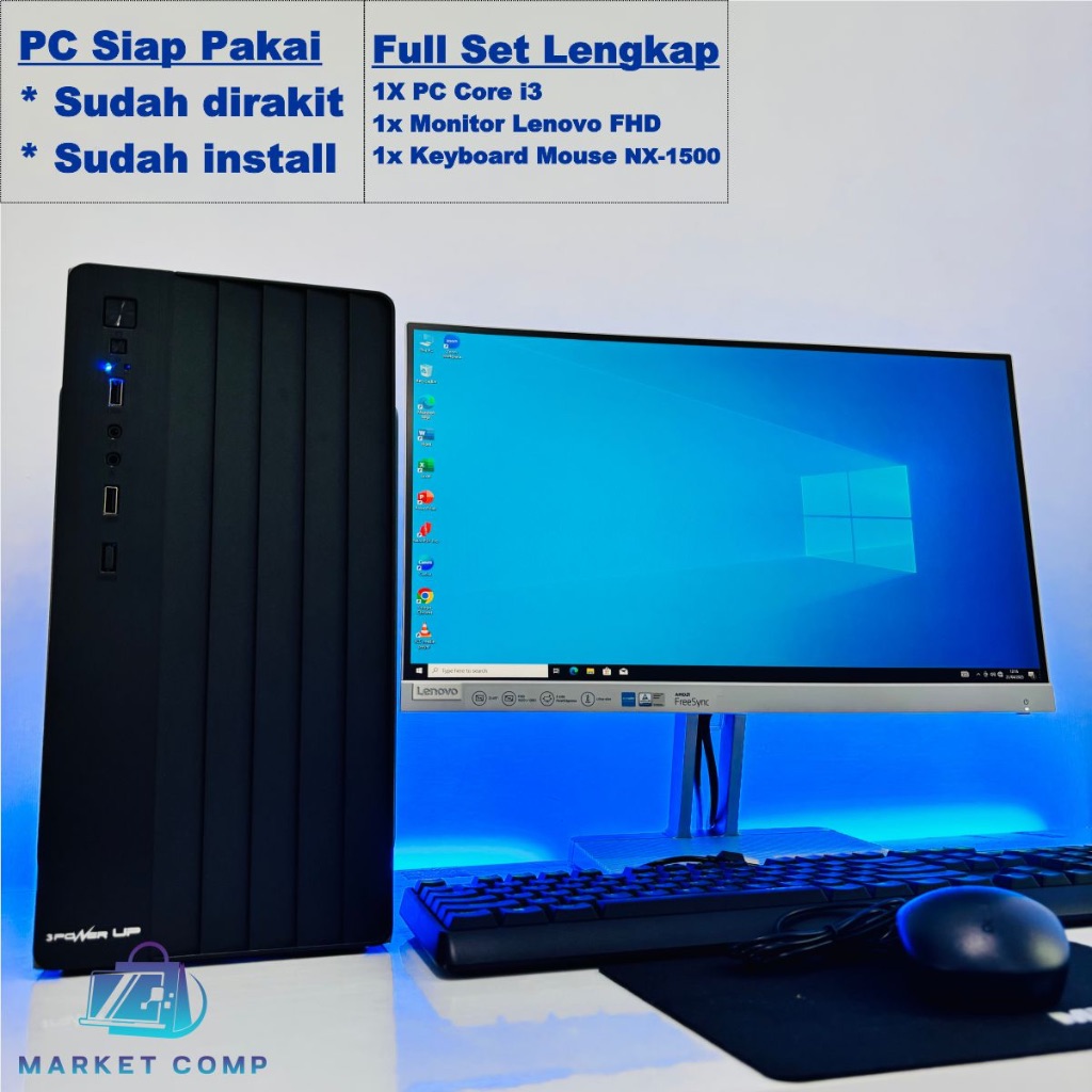 [MEDAN EDITION] PC Core i3 • Full Set Lengkap CPU Komputer Rakitan