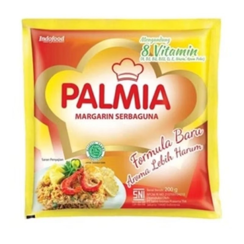 

Palmia Margarine Serbaguna 1 Pcs @200gr ( Eceran )