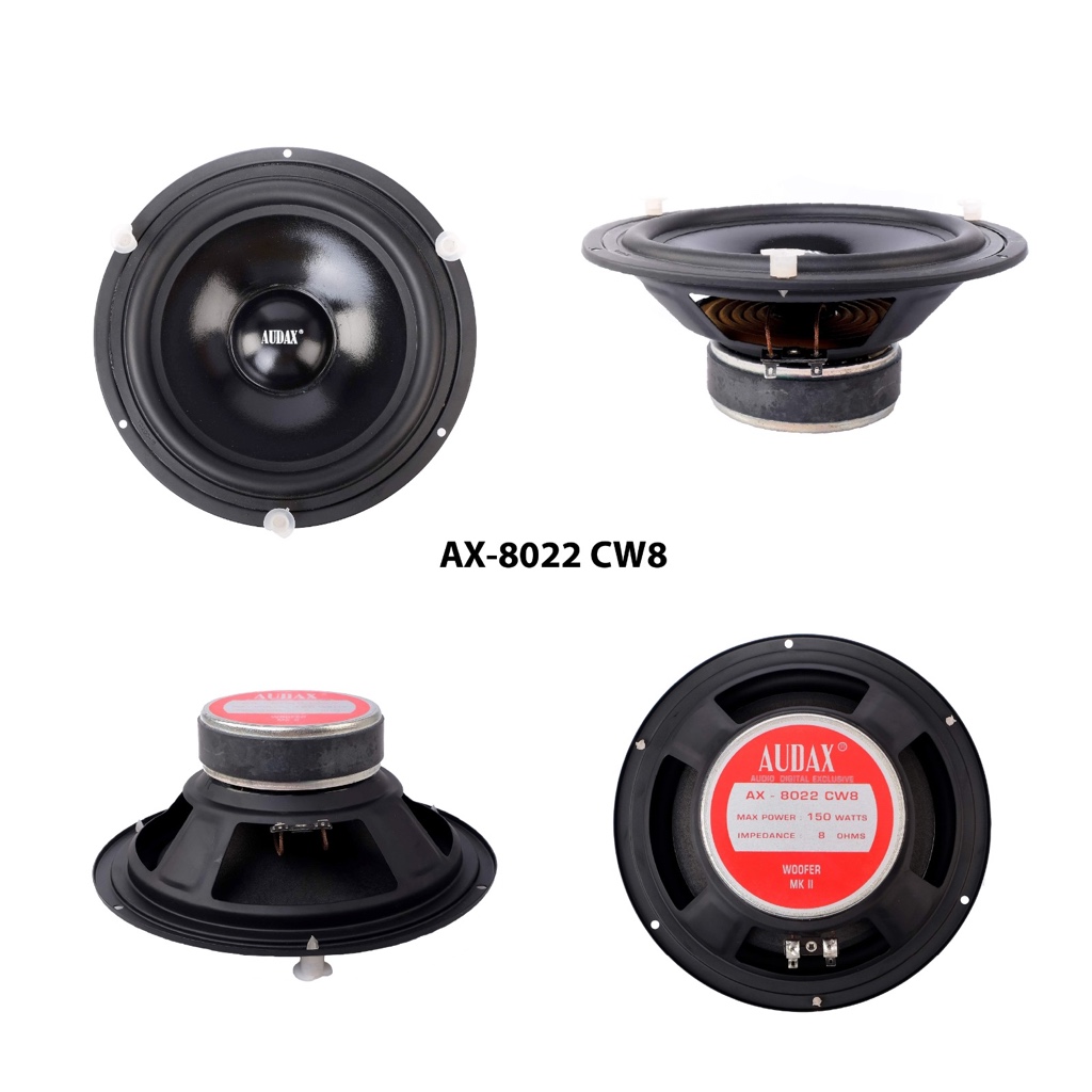 speaker audax 8 inch AX8022 / AX 8022 CW8 woofer