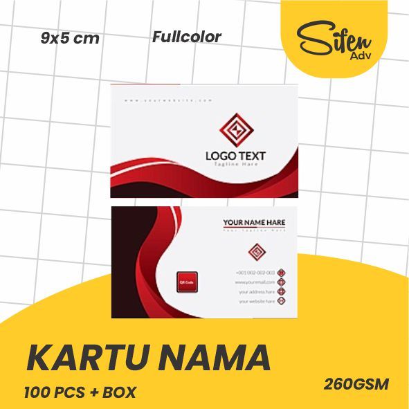 

[DESAIN GRATIS] KARTU NAMA | NAMECARD
