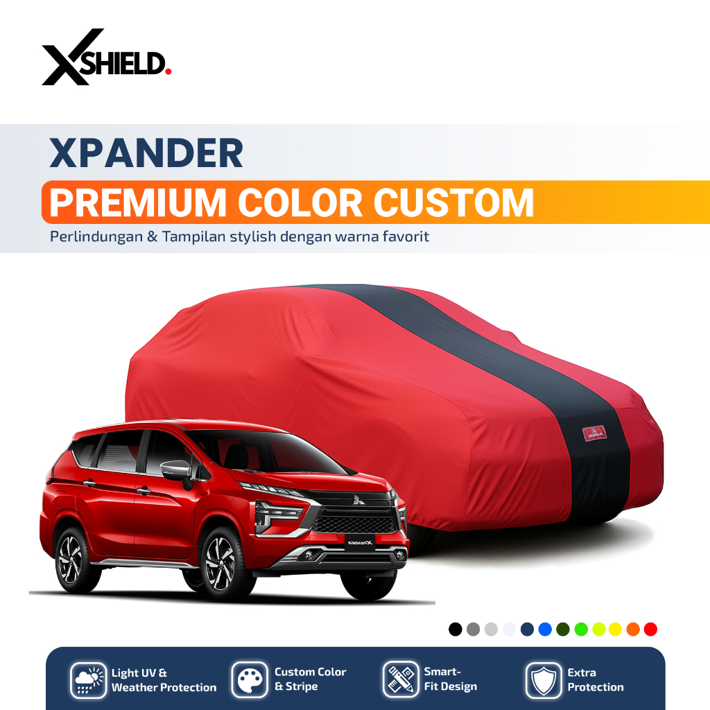 XSHIELD Body Cover XPANDER Premium Waterproof Semi Outdoor Sarung Mobil XPANDER.
