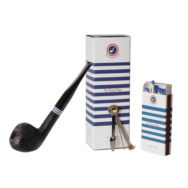 Pipa Cangklong Chacom The French Sandblast no 13 - Briar Pipe