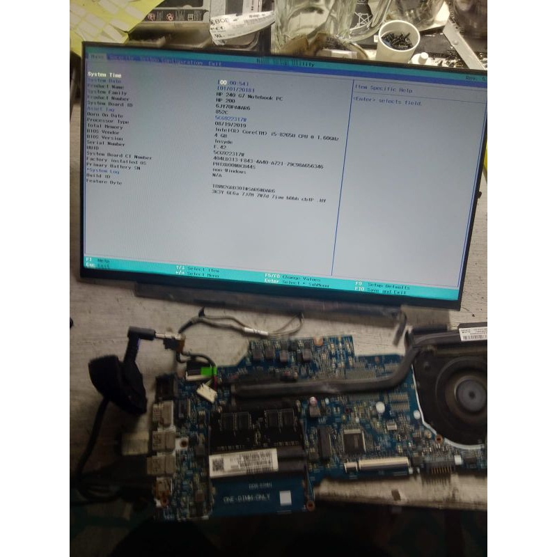Motherboard Mobo Board Mainboard Laptop HP 240 G7 14-ck 14-cm 245 G7 core i5 gen 8