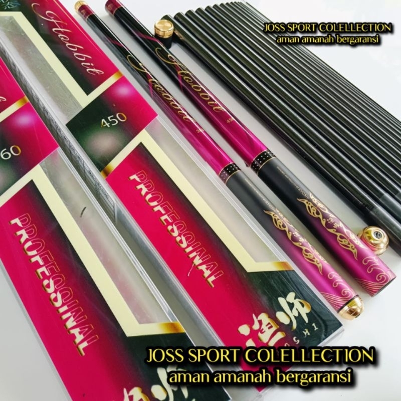 TEGEK RYOSHI HOBBIT UK 300 360 450 TEGEK RUAS PENDEK BAHAN CARBON