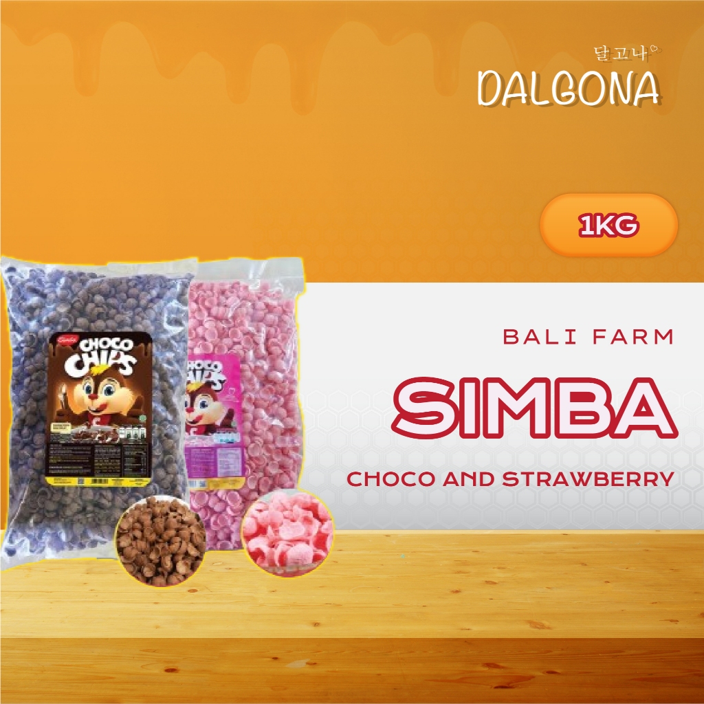 

Dalgona x Simba - Cereal Choco Chips / Rasa Strawberry / Rasa Chocolate / 1 kg