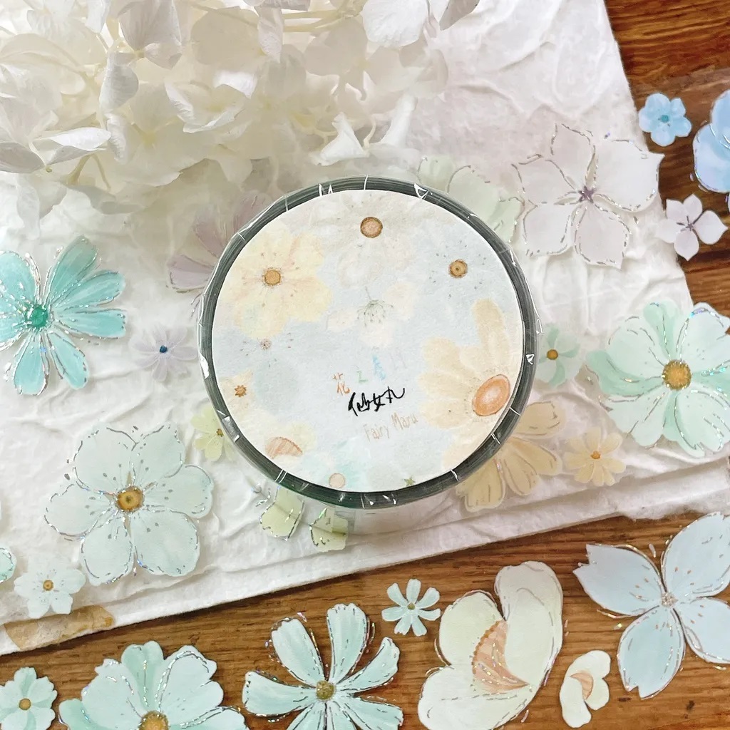 

Fairy Maru Glossy Flower Pet Tape Sticker