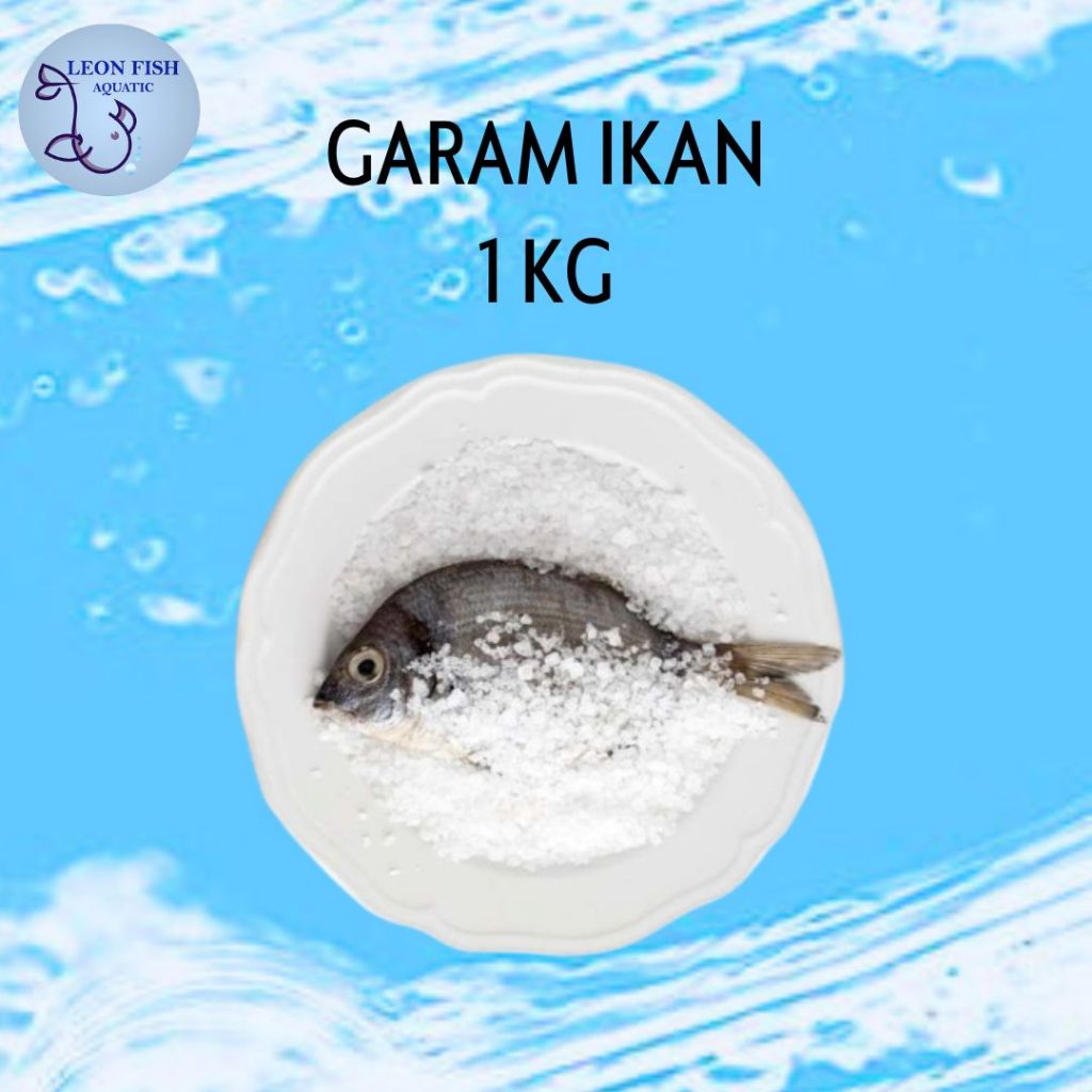 

Garam Ikan Kristal Salt Fish Garam Kasar - 1kg