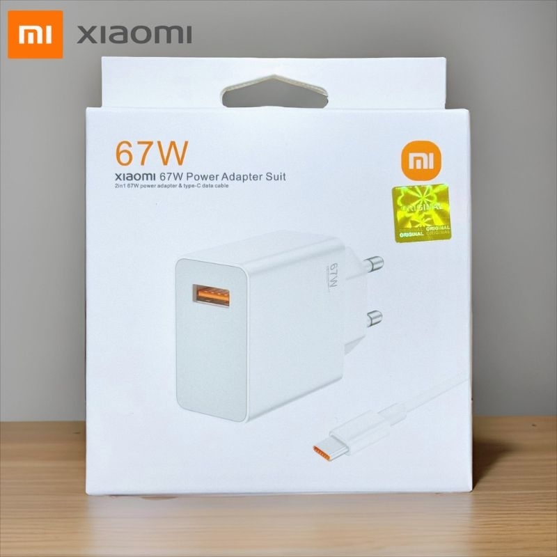 Charger 67W Charger Xiaomi 67W Fast charging Original 100%