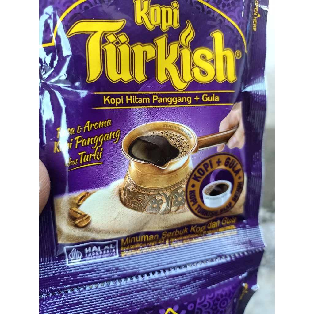 

Torabika Kopi Turkish Kopi Hitam Panggang Plus Gula Khas Turki