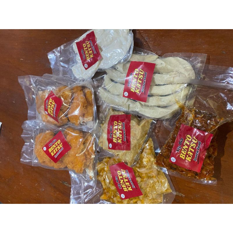 

Paket Komplit 2Pcs Chiken Katsu 1pcs Chiken Bulgogi 1 Pcs Chicken Yakiniku 1pcs Otak Otak Tengiri 1 Pcs Sambel Hokaido 1 Pcs Sambel Kriuk