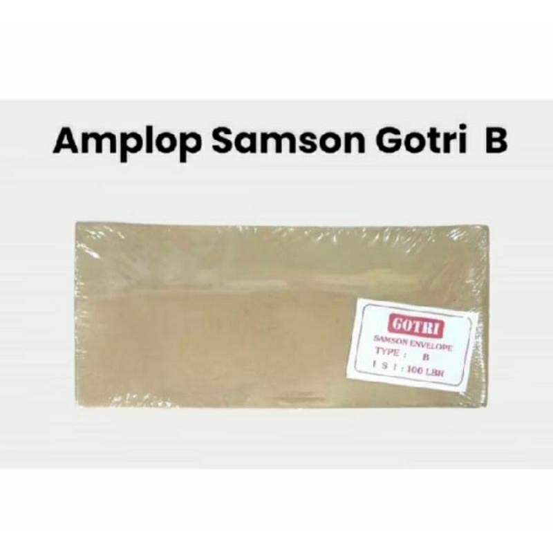 

AMPLOP SAMSON COKLAT B / AMPLOP GAJI