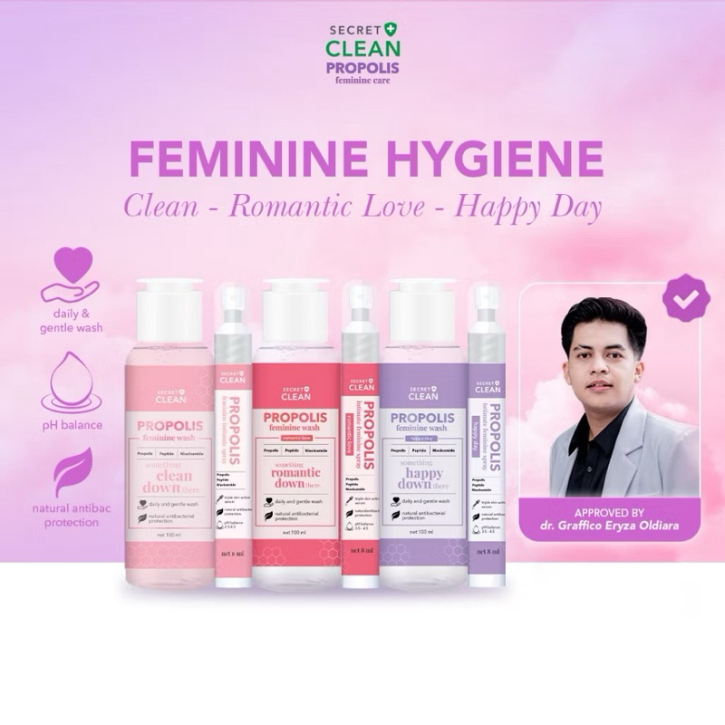 SECREAT Clean Feminine Wash | Feminine Spray