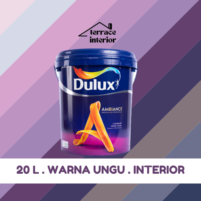 Cat Tembok Dulux Ambiance Interior 20L warna Violet Ungu Gloss