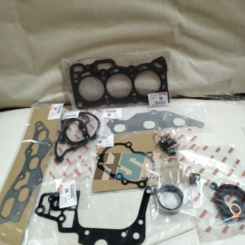 PAKING SET GASKET FULL SET MOBIL DAIHATSU XENIA 1.0 1000cc NON VVTI 04111-BZ570 DAIHATSU ORIGINAL PA