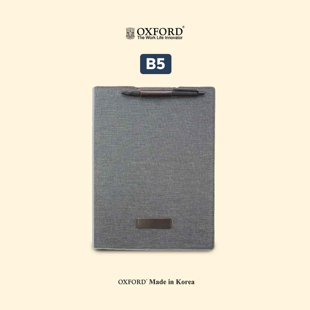 

Oxford Clipboard B5 + Cover File Organizer – Warna Brown/Grey, Papan Ujian & Map Premium