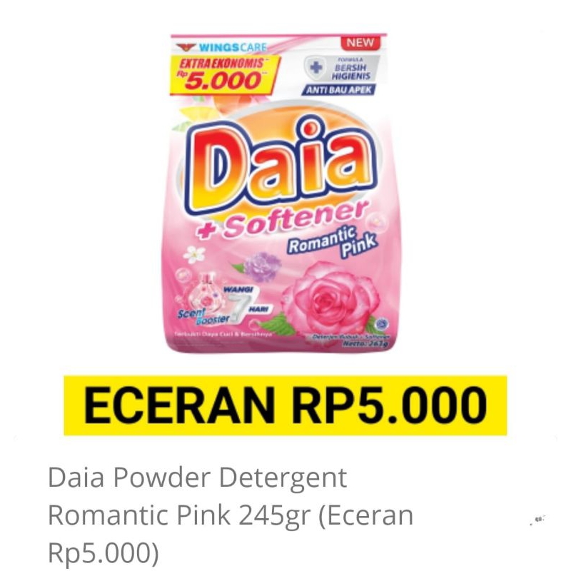 Daia Detergent bubuk