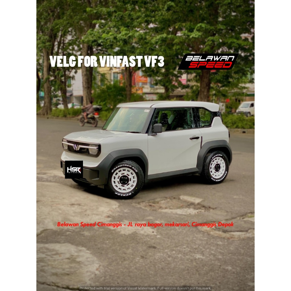 Paketan velg plus ban untuk vinfast vf3 hsr mentawai ring 15 plus ban dunlop AT