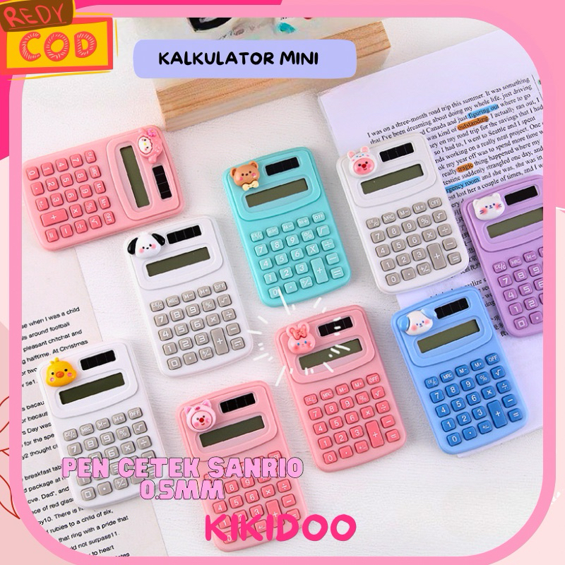 

Kikidoo Kalkulator Mini Calculator Portable Tombol Karet RT54