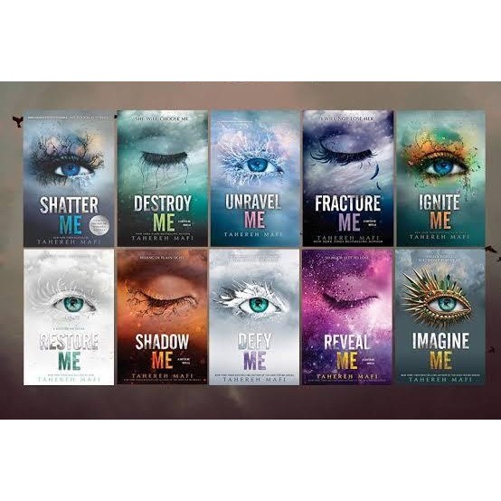 [ENGLISH] PAKET 10 SERIES SHATTER ME, DESTROY ME, UNRAVEL ME, FRACTURE ME, IGNITE ME, REVEAL ME