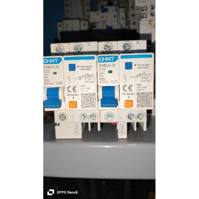 RCBO/ELCB/RCCB listrik bekas 10A,25A,63A murah siap pakai