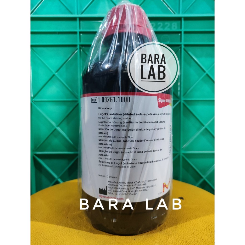 Lugol's solution (diluted iodine-potassium iodide solution) SIGMA ALDRICH MERCK 109261 1L
