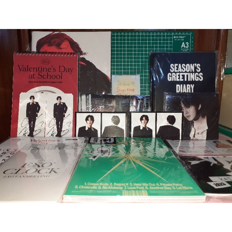 

CALENDER SEASON'S GREETINGS EXO 2024 OFFICIAL||READY INA